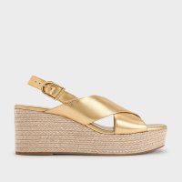 CHARLES & KEITH/クロスオーバー エスパドリーユウエッジ/508194236