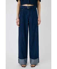 moussy/BELTED WIDE ストレートデニム/508199402