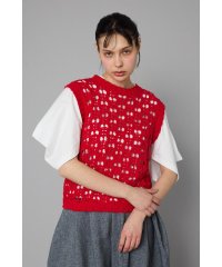 HeRIN.CYE/Mesh knit vest/508199434