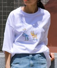 GLOSTER/イラストレーター【ogwillust/オガワナツミ】 コラボ プリントTシャツ/508199550