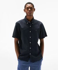 TOMMY HILFIGER/トミー ヒルフィガー TOMMY HILFIGER シアサッカーソリッドレギュラーフィットショートスリーブシャツ/508200629