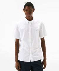 TOMMY HILFIGER/トミー ヒルフィガー TOMMY HILFIGER シアサッカーソリッドレギュラーフィットショートスリーブシャツ/508200629