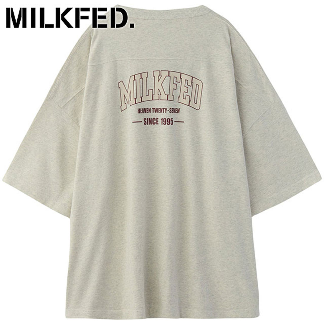 tシャツ MILKFED.×CHAMPION COLLEGE LOGO BIG FOOTBALL TEE レディース メンズ MILKFED.×CHAMPION COLLEGE LOGO BIG FOOTBALL TEE（Tシャツ