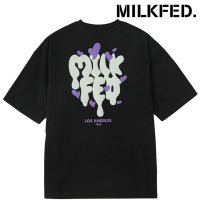 MILK FED/ミルクフェド MILKFED. MELT LOGO WIDE S/S TEE WHITE [103252011004 SU25]/508202006