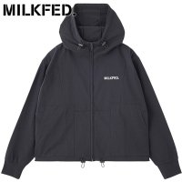 MILK FED/ミルクフェド MILKFED. ×OP RASH GUARD ZIP HOODIE WHITE [103252012001 SU25]/508202015