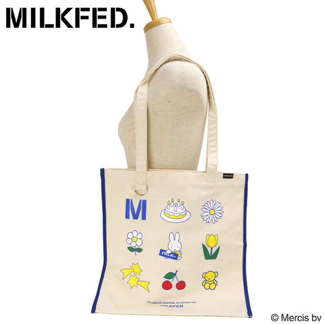 ミルクフェド MILKFED. ×MIFFY ICON TOTE RED [103252053007