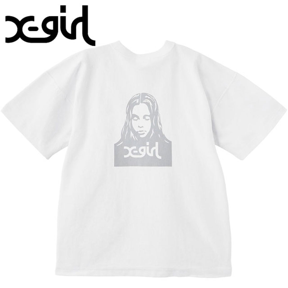 インポート・海外人気ブランド X－girl エックスガール x S/S FACE R WEAVE REVERSE Champion Tシャツ(半袖+袖なし)