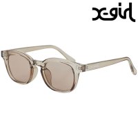 X-girl/エックスガール X－girl MILLS LOGO WELLINGTON SUNGLASSES BROWN [105251054023 SS25]/508202020