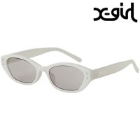 X-girl/エックスガール X－girl FOX FRAME SUNGLASSES WHITE [105251054024 SS25]/508202021