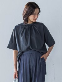 LAUTREAMONT/ロートレアモン LAUTREAMONT ライクアウーヴンギャザーネックカットソー≪洗濯機で洗える≫/508202043