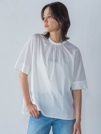 LAUTREAMONT/ロートレアモン LAUTREAMONT ライクアウーヴンギャザーネックカットソー≪洗濯機で洗える≫/508202043