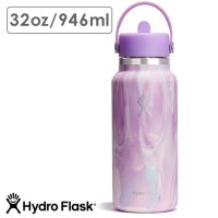 HydroFlask/ハイドロフラスク Hydro Flask JELLY 32oz WIDE FLEX STRAW CAP JellyPurple [8902020167251 S/508202056