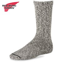REDWINGSHOES/レッドウィング RED WING COTTON BLEND MARL RAGG CREW BLACK/WHITE [97167/97644]/508202062