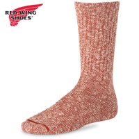 REDWINGSHOES/レッドウィング RED WING COTTON BLEND MARL RAGG CREW RUST/WHITE [97169/97646]/508202064