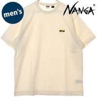 NANGA/ナンガ NANGA ECO HYBRID BOXLOGO EMBROIDERY TEE WHT/LEMON [C2430－1M500Z SS25]/508202069