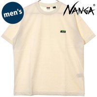 NANGA/ナンガ NANGA ECO HYBRID BOXLOGO EMBROIDERY TEE（REGULAR FIT） WHT/LIME [C2430－1M501Z /508202070