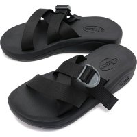 CHACO/チャコ CHACO M CUSHZ SLIDE BLACK [JCH110013Z SS25]/508202097