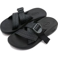 CHACO/チャコ CHACO W CUSHZ SLIDE FROND－BLACK [JCH110024Z SS25]/508202099