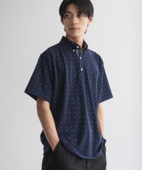 MAC HOUSE/マックハウス Mac－House 小紋柄カットポロシャツ/508202187