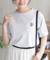 MAC HOUSE/マックハウス Mac－House ネコ刺繍Tシャツ/508202200