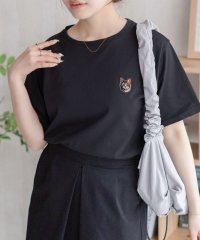 MAC HOUSE/マックハウス Mac－House ネコ刺繍Tシャツ/508202200