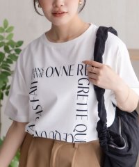 MAC HOUSE/マックハウス Mac－House メッセージプリントTシャツ/508202202