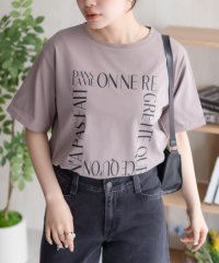 MAC HOUSE/マックハウス Mac－House メッセージプリントTシャツ/508202202