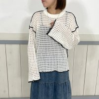 CRB/シーアールビー CRB 配色メッシュプルオーバー/508202246