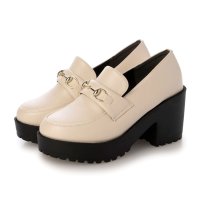 lus./ラスドット lus. 厚底ビットローファー/508202336