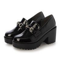 lus./ラスドット lus. 厚底ビットローファー/508202336