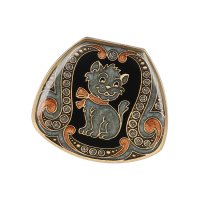 Clara Bijoux/クララビジュー Clara Bijoux キャットモチーフ ブローチ/508202439