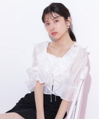 JILL by JILL STUART/ラッフルアンサンブルセットアップブラウス/508202612