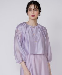 Maglie le cassetto/マーリエ ル カセット Maglie le cassetto シアーショートブラウス/508202665