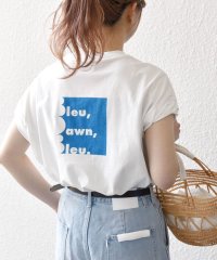 SHIPS any WOMEN/SHIPS any:〈洗濯機可能〉PREPPY ロゴ プリント フレンチスリーブ TEE/508202854