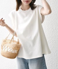 SHIPS any WOMEN/SHIPS any:〈UVカット/汗染み防止加工/吸水速乾/洗濯機可能〉カノコ フレンチ TEE/508202856