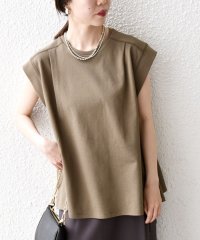 SHIPS any WOMEN/SHIPS any:〈UVカット/汗染み防止加工/吸水速乾/洗濯機可能〉カノコ フレンチ TEE/508202856