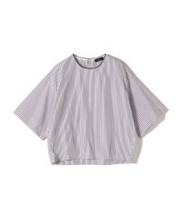SHIPS WOMEN/SHIPS Primary Navy Label:〈手洗い可能〉コットン ストライプ T ブラウス/508202956