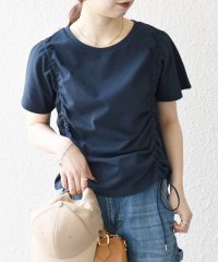 SHIPS any WOMEN/SHIPS any:〈UVカット/汗染み防止加工/吸水速乾/洗濯機可能〉カノコ ドロスト TEE/508202960
