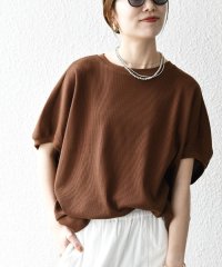 SHIPS any WOMEN/《一部追加予約》SHIPS any:〈洗濯機可能〉ワッフル ワイド コクーン ドルマン TEE/508202961