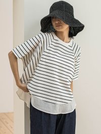 MAYSON GREY/メイソングレイ MAYSON GREY ドライコットン裾ドッキングドルマンプルオーバー≪洗濯機で洗える≫/508202984