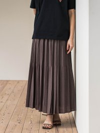 MAYSON GREY/メイソングレイ MAYSON GREY ラフィーネクロスランダム消しプリーツスカート≪手洗い可能≫/508202991