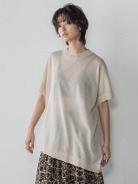 MAYSON GREY/メイソングレイ MAYSON GREY BACK釦アシンメトリーニットプルオーバー≪手洗い可能≫/508202992