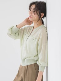 Droite Lautreamont/ドロワット ロートレアモン Droite lautreamont シアーZIPブルゾン≪手洗い可能≫/508203006