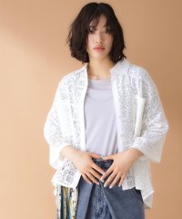 THE SHOP TK/総レースシャツ【洗える】/508203012