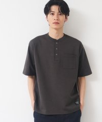 Dessin/【洗える】ヘンリーネックTシャツ/508203030