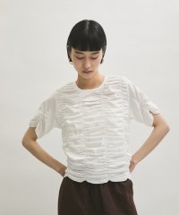 ADAM ET ROPE'/【サステナブル】シャーリングTEE/508203040