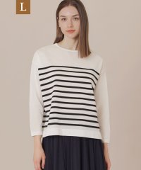 MACKINTOSH LONDON/【L】【WEB・一部店舗限定】シースルーボーダーニットプルオーバー/508203053