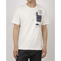 JEANS MATE/ジーンズメイト JEANS MATE BLUE STANDARD スラブアニマル プリント ポケットT/508203199