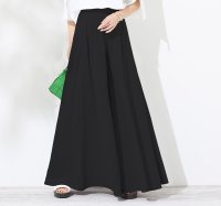 lulucomfy/ルルコンフィー lulucomfy ≪原志保≫【UV/接触冷感/イージーケア/洗える】スッキリシルエット、ふんわり軽やかワイドパンツ/508203202