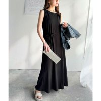 Classical Elf/クラシカルエルフ Classical Elf 選べる2丈！ウエストリボン ノースリーブワンピース（UVカット ・接触冷感・防シワ機能付き ）/508203224
